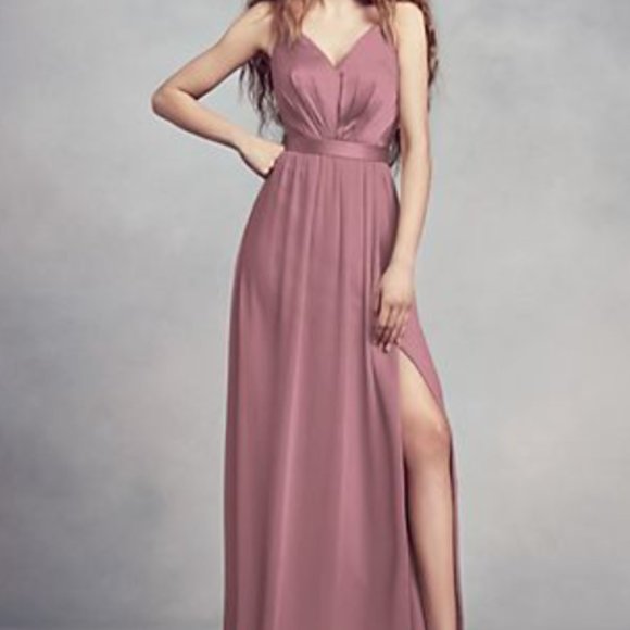 VERA WANG WHITE Quartz Purple 12 Bridesmaid Dress - Picture 2 of 16